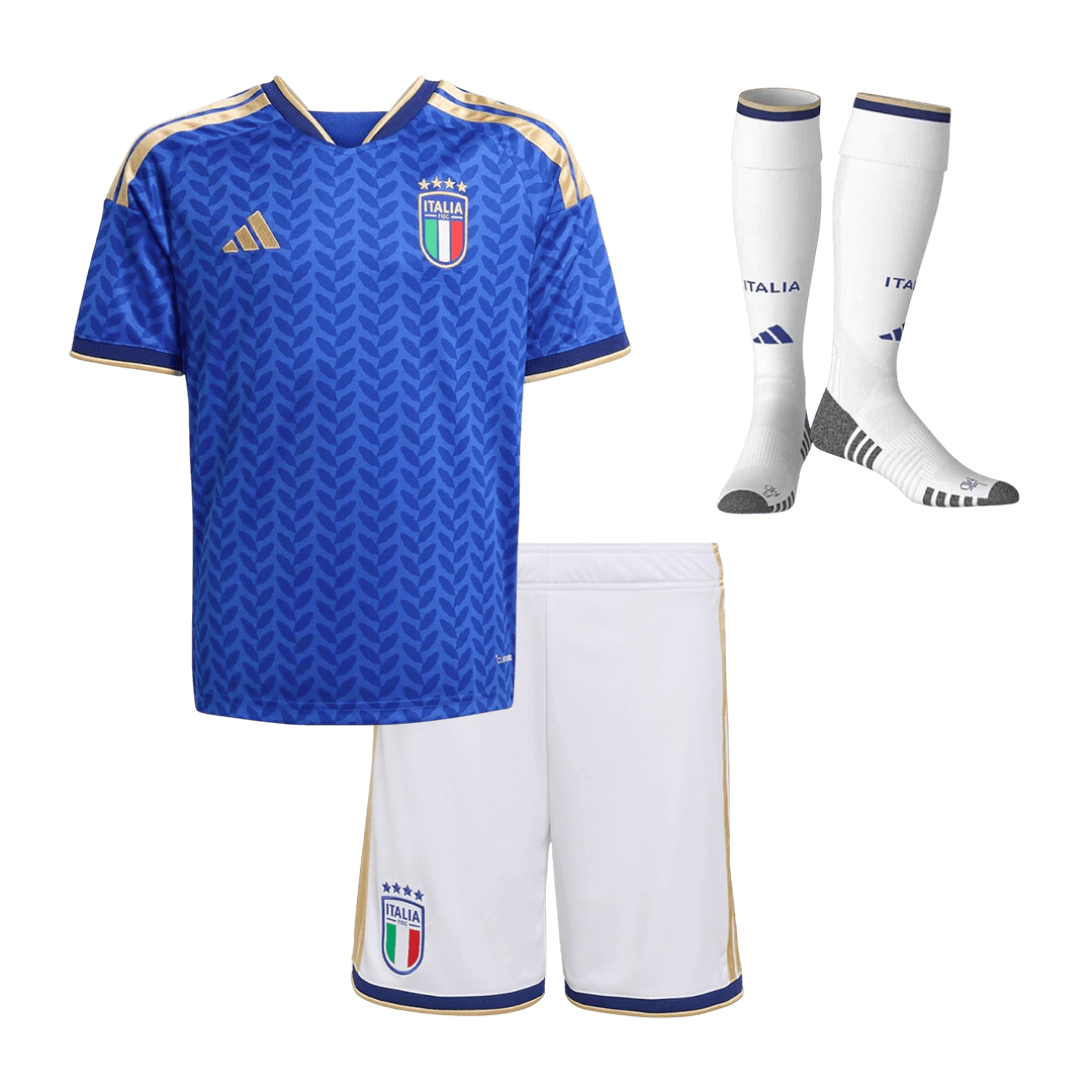 Set Tricouri Fotbal Italia Acasă 2025/26 Pentru Copii