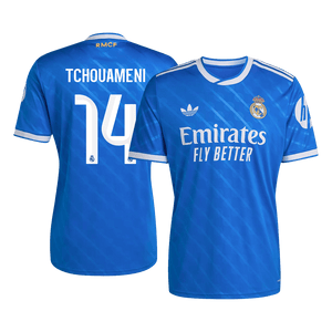 Tricouri Fotbal Real Madrid TCHOUAMENI #14 Treilea 2025/26