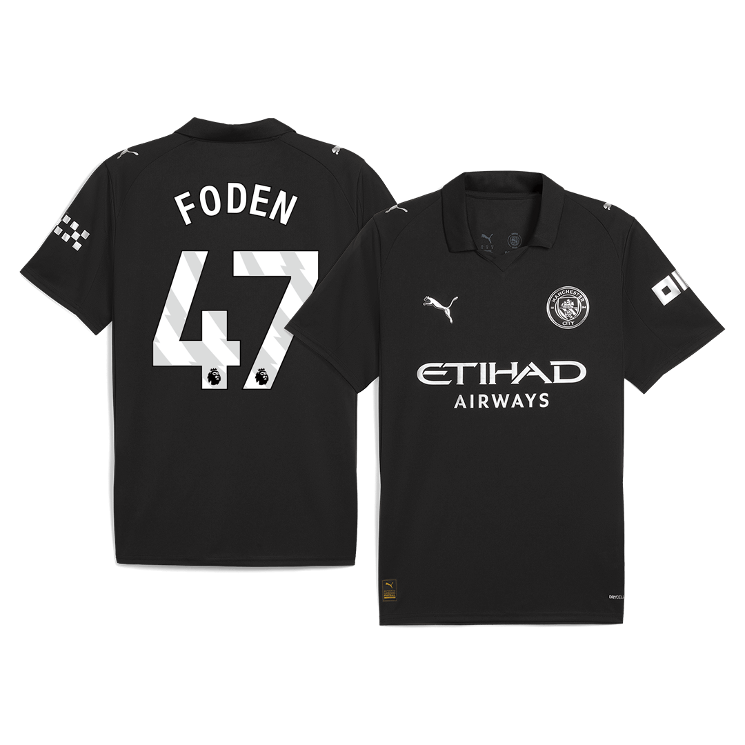 Tricouri Fotbal Manchester City FODEN #47 Deplasare 2025/26