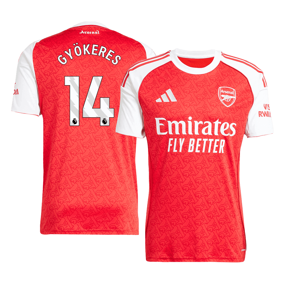 Tricouri Fotbal Arsenal GYÖKERES #14 Acasă 2025/26 - Premium