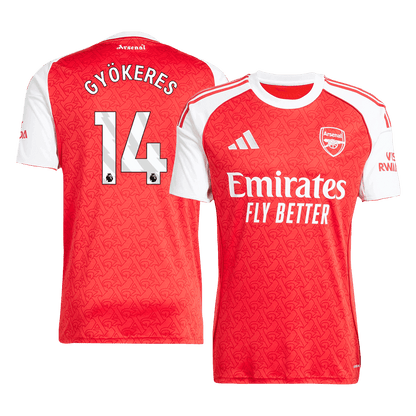 Tricouri Fotbal Arsenal GYÖKERES #14 Acasă 2025/26 - Premium