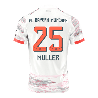 Tricouri Fotbal Bayern Munchen MÜLLER #25 Deplasare 2025/26