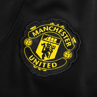 Set Bluză Manchester United 2025/26 Pentru Copii - Black