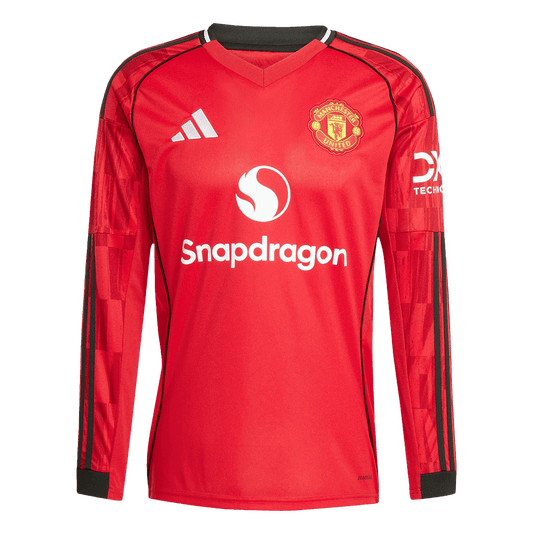 Tricouri Fotbal Manchester United Acasă 2025/26 Mânecă Lungă