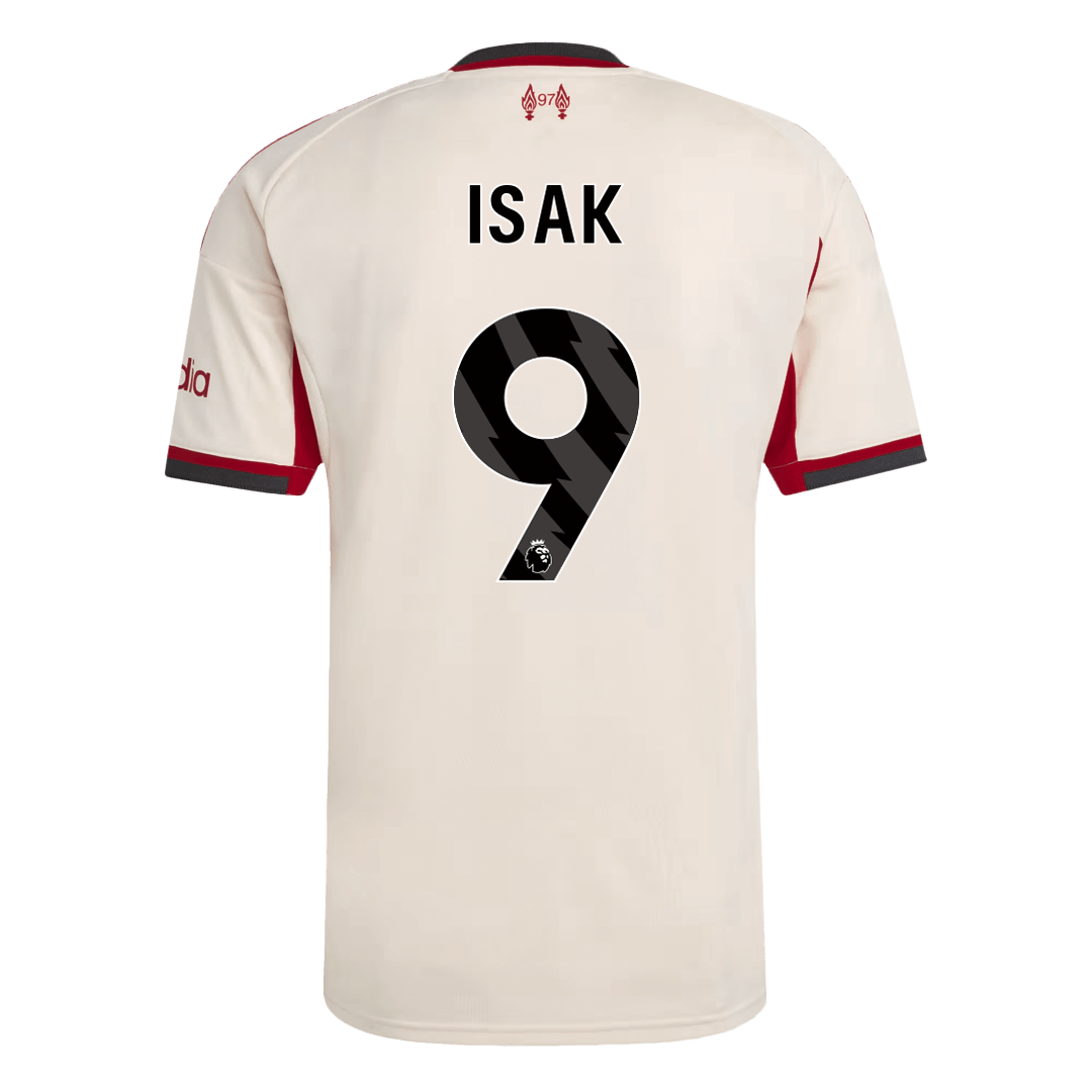 Tricouri Fotbal Liverpool ISAK #9 Deplasare 2025/26
