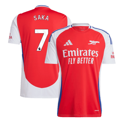 Tricouri Fotbal Arsenal SAKA #7 Acasă 2024/25