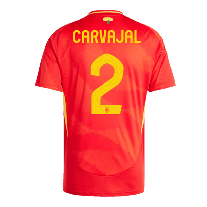 Tricouri Fotbal Spania CARVAJAL #2 Acasă 2024