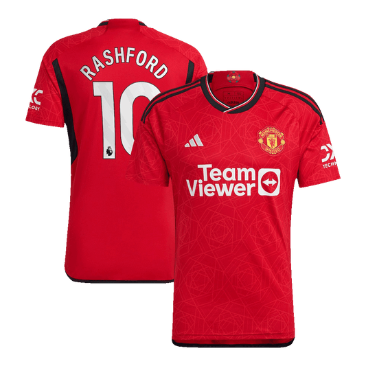 Tricouri Fotbal Manchester United RASHFORD #10 Acasă 2023/24 (mărime mare)
