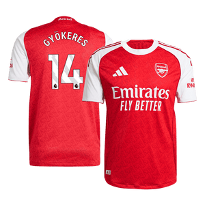 Tricouri Fotbal Arsenal GYÖKERES #14 Acasă 2025/26 Authentic