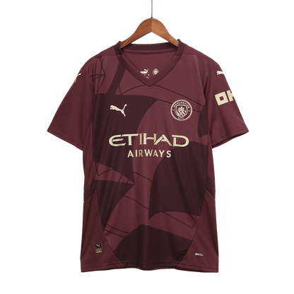 Tricouri Fotbal Manchester City Treilea 2024/25 (mărime mare)
