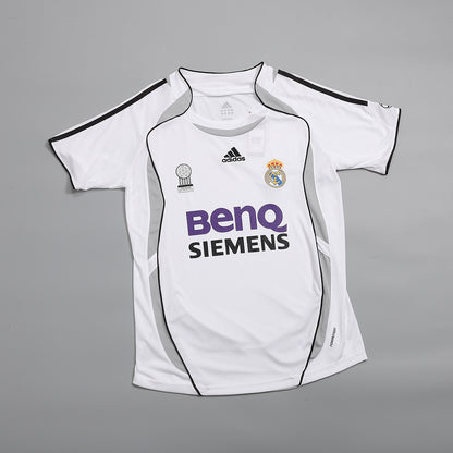 Tricouri Fotbal Vintage Real Madrid SERGIO RAMOS #4 Acasă 2006/07
