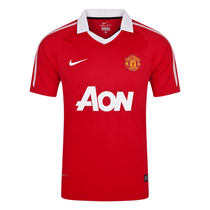 Tricouri Fotbal Vintage Manchester United Acasă 2010/11