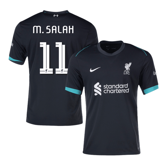 Tricouri Fotbal Liverpool M.SALAH #11 Deplasare 2024/25 - UCL (mărime mare)