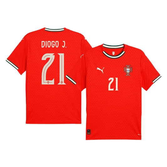 Tricouri Fotbal Portugalia DIOGO J. #21 Acasă 2025