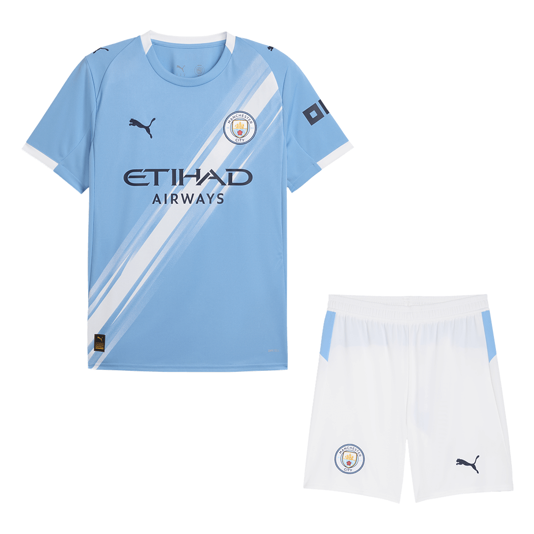 Set Tricouri Fotbal Manchester City Acasă 2025/26 - Premium