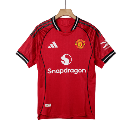 Tricouri Fotbal Manchester United B.FERNANDES #8 Acasă 2025/26 Authentic