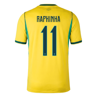 Tricouri Fotbal Brazilia RAPHINHA #11 Acasă Cupa Mondială 2026