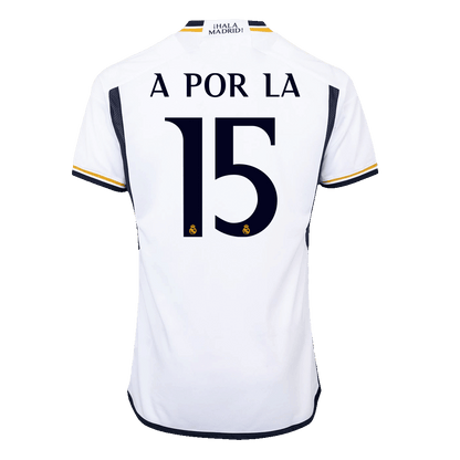 Tricouri Fotbal Real Madrid A POR LA #15 Acasă 2023/24 Authentic