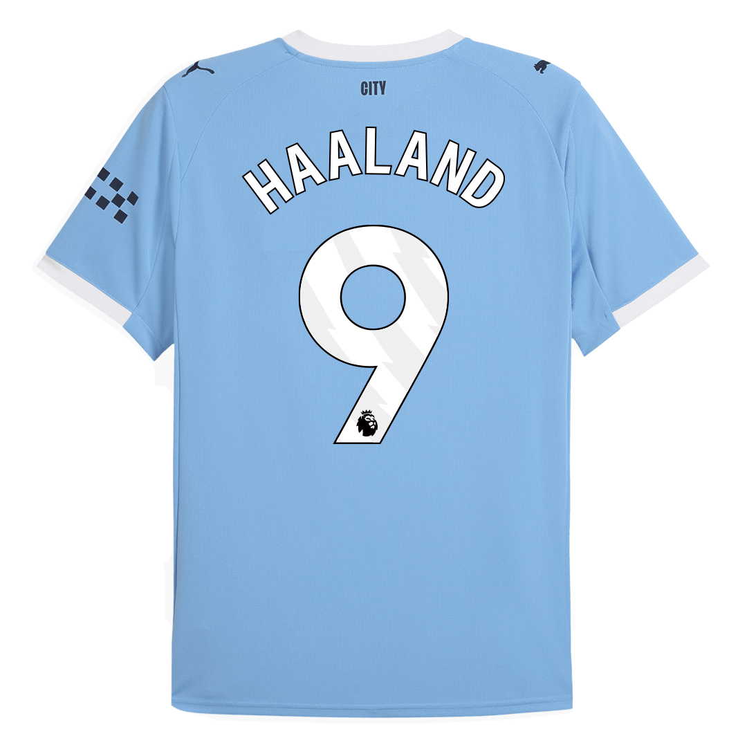 Tricouri Fotbal Manchester City HAALAND #9 Acasă 2025/26 - Premium