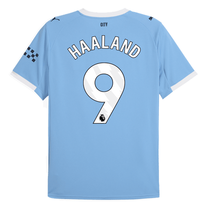 Tricouri Fotbal Manchester City HAALAND #9 Acasă 2025/26 - Premium
