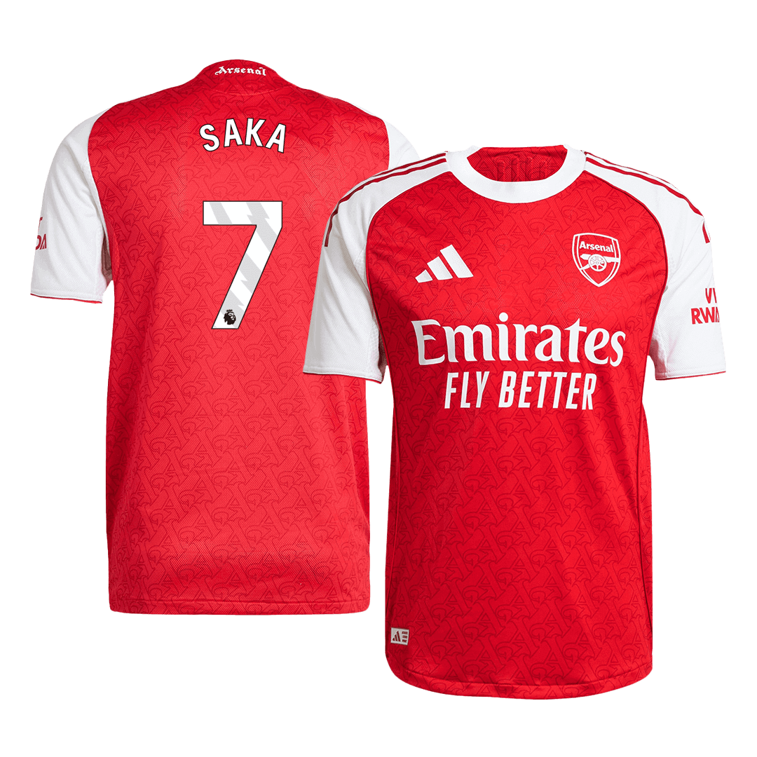 Tricouri Fotbal Arsenal SAKA #7 Acasă 2025/26 Authentic