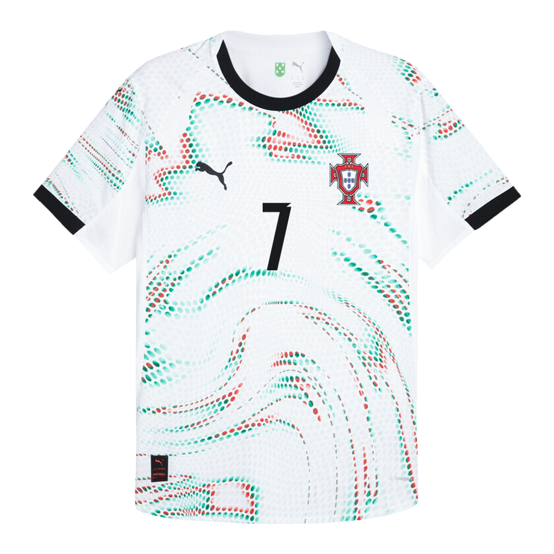 Tricouri Fotbal Portugalia RONALDO #7 Deplasare 2025 Authentic