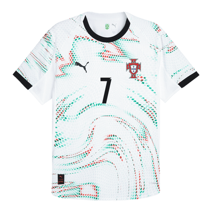 Tricouri Fotbal Portugalia RONALDO #7 Deplasare 2025 Authentic