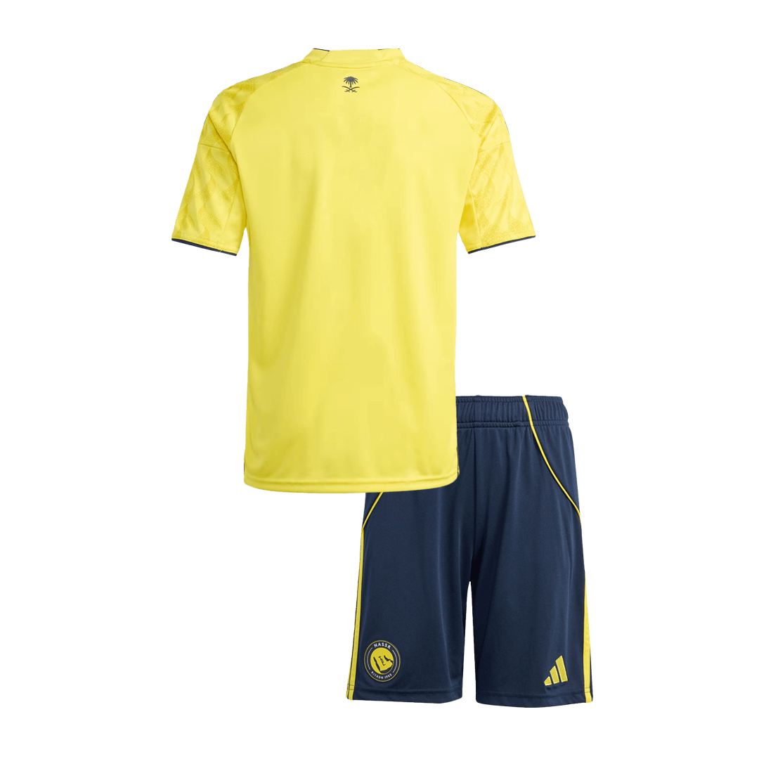Set Tricouri Fotbal Al Nassr Acasă 2025/26 Pentru Copii