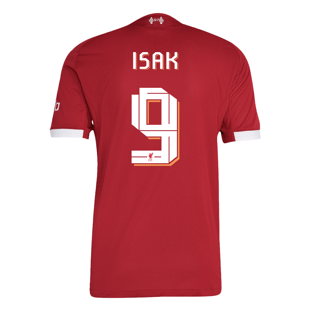 Tricouri Fotbal Liverpool ISAK #9 Acasă 2025/26 Authentic - UCL