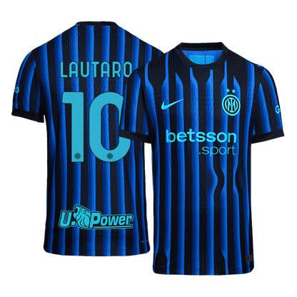 Tricouri Fotbal Inter Milano LAUTARO #10 Acasă 2025/26 Authentic