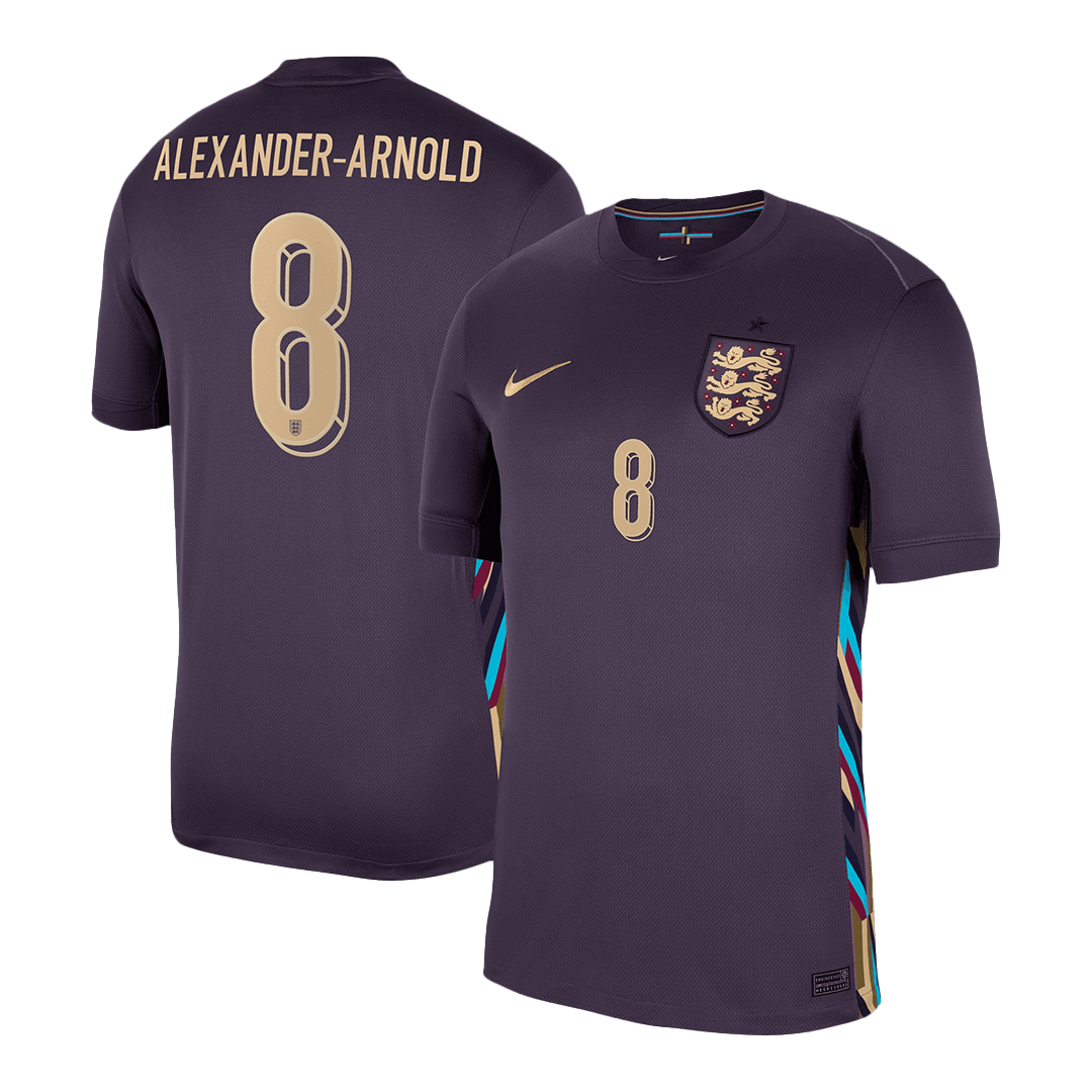 Tricouri Fotbal Anglia ALEXANDER-ARNOLD #8 Deplasare 2024 - Super (mărime mare)