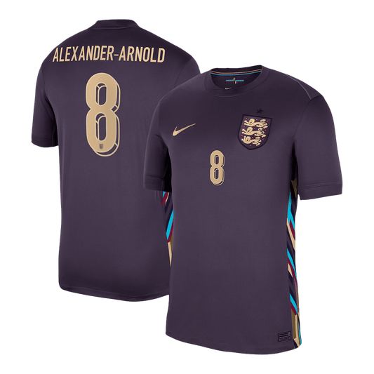 Tricouri Fotbal Anglia ALEXANDER-ARNOLD #8 Deplasare 2024 - Super (mărime mare)