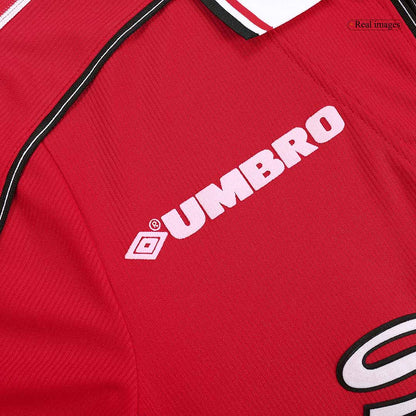Tricouri Fotbal Vintage Manchester United Acasă 98/00