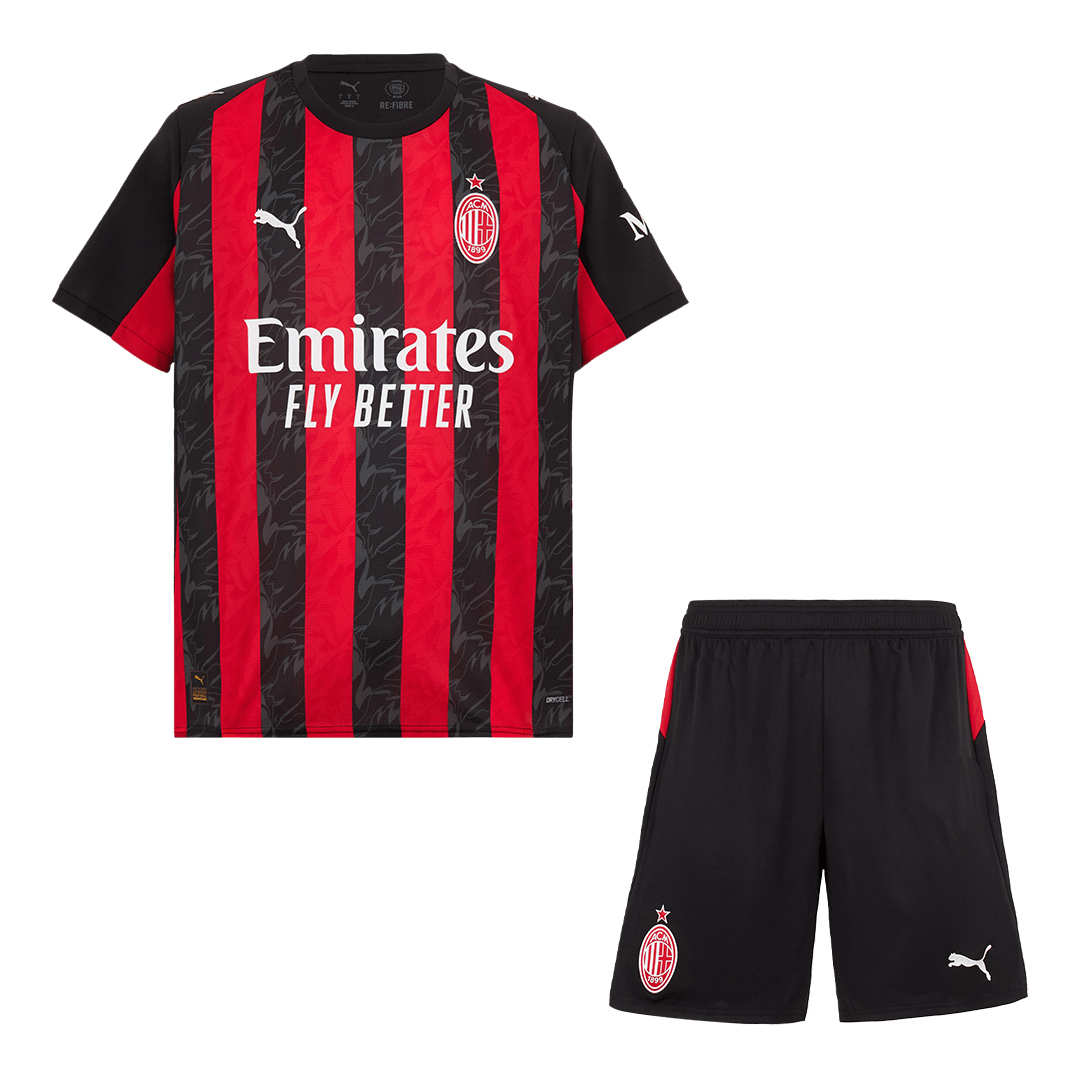Set Tricouri Fotbal AC Milan Acasă 2025/26 - Premium