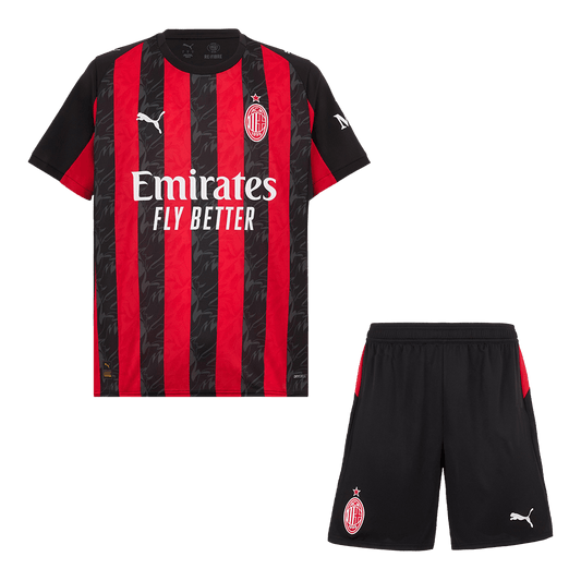Set Tricouri Fotbal AC Milan Acasă 2025/26 - Premium