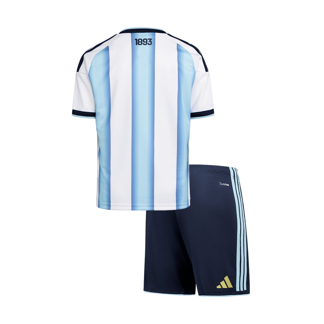 Set Tricouri Fotbal Argentina Acasă 2025/26 Pentru Copii
