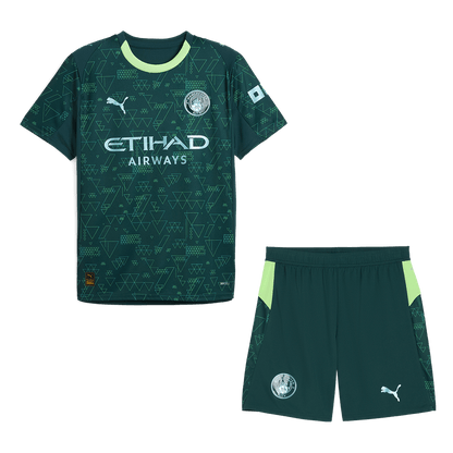Set Tricouri Fotbal Manchester City Al Patrulea 2025/26