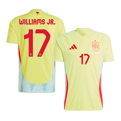 Tricouri Fotbal Spania WILLIAMS JR. #17 Deplasare 2024