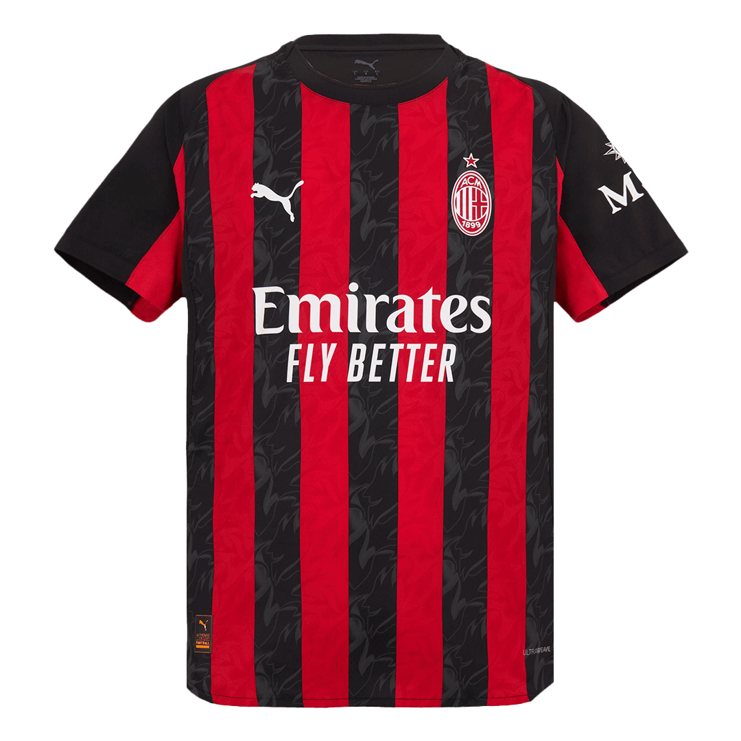 Tricouri Fotbal AC Milan Acasă 2025/26 Authentic