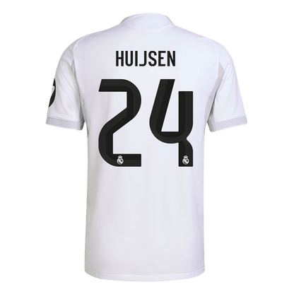 Tricouri Fotbal Real Madrid HUIJSEN #24 Acasă 2025/26 Authentic