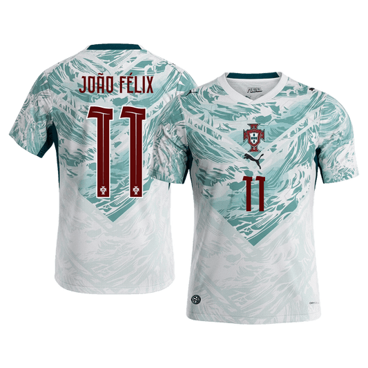 Tricouri Fotbal Portugalia JOÃO FÉLIX #11 Deplasare Cupa Mondială 2026