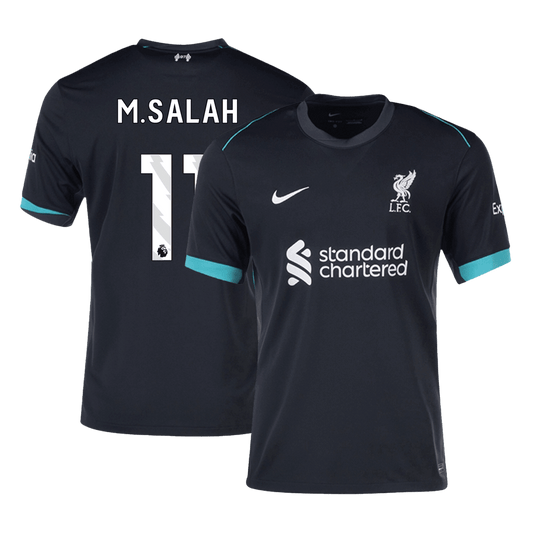 Tricouri Fotbal Liverpool M.SALAH #11 Deplasare 2024/25 (mărime mare)