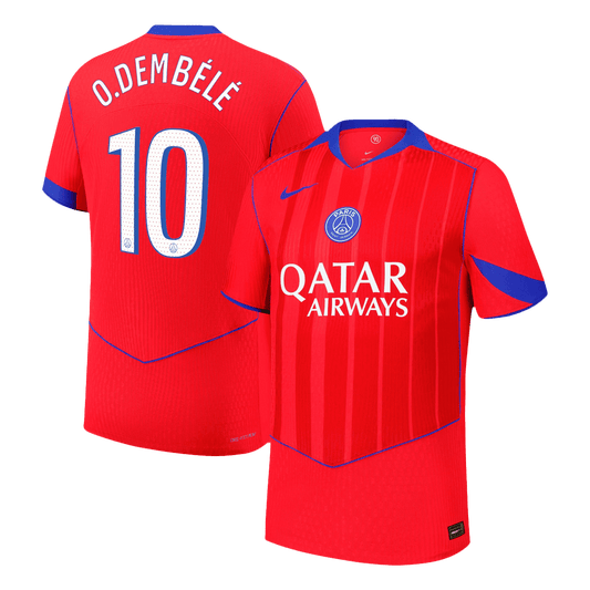 Tricouri Fotbal PSG O.DEMBÉLÉ #10 Treilea 2025/26 Authentic