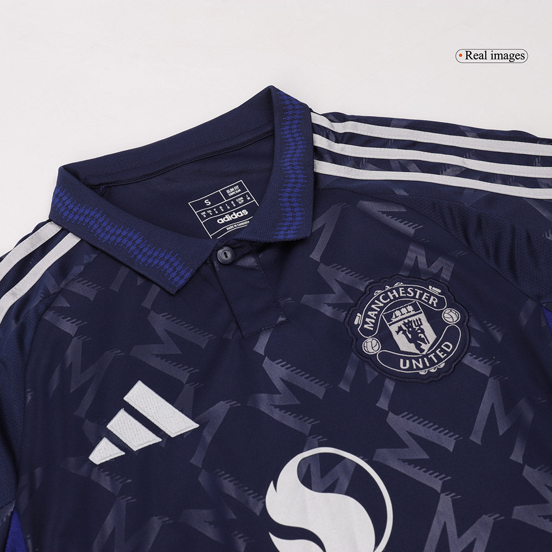 Tricouri Fotbal Manchester United B.FERNANDES #8 Deplasare 2024/25