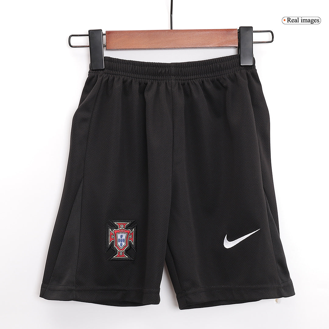 Set Tricouri Fotbal Portugalia Deplasare 2024 Pentru Copii