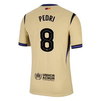Tricouri Fotbal Barcelona PEDRI #8 Deplasare 2025/26 Authentic - UCL
