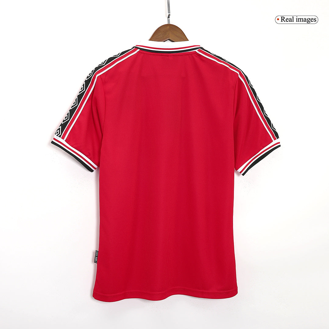 Tricouri Fotbal Vintage Manchester United Acasă 98/00