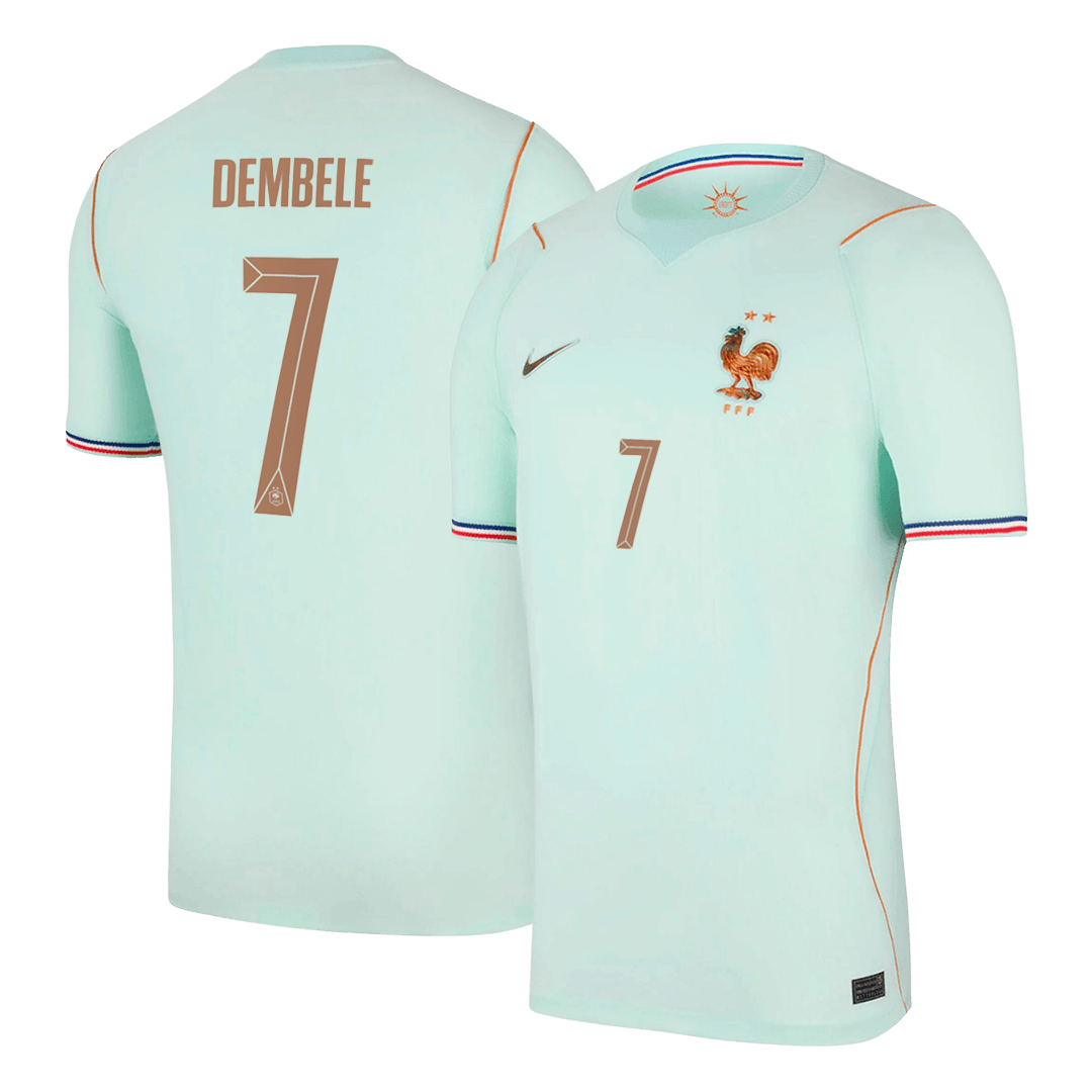 Tricouri Fotbal Franța DEMBELE #7 Deplasare Cupa Mondială 2026
