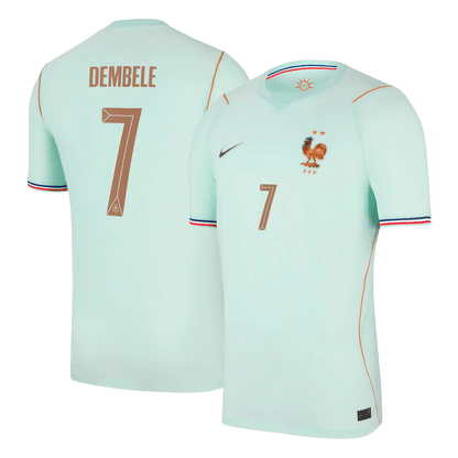 Tricouri Fotbal Franța DEMBELE #7 Deplasare Cupa Mondială 2026