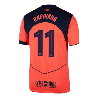 Tricouri Fotbal Barcelona RAPHINHA #11 Treilea 2025/26 - UCL